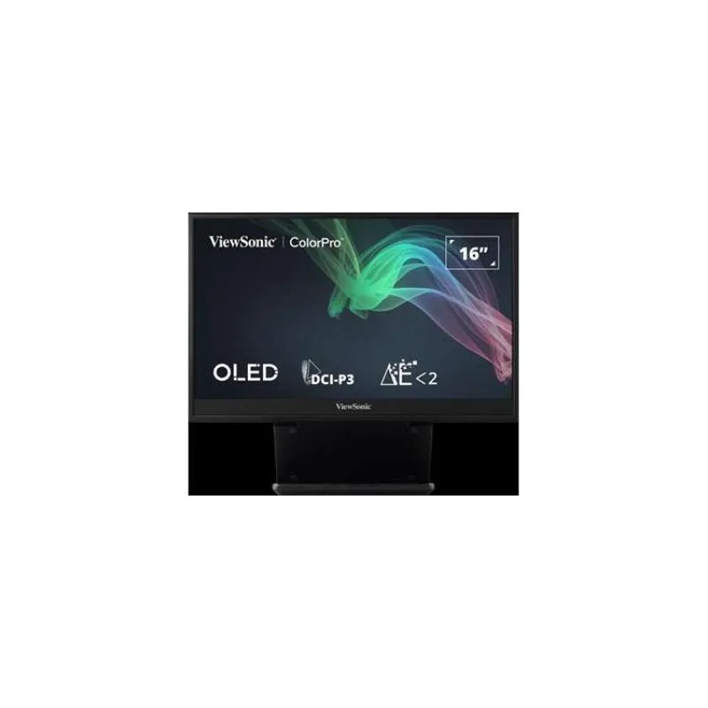 ViewSonic VP16-OLED - přenosný mon./15,6"/OLED/16:9/ 1920x1080/60Hz/1ms/ 400cd/m2/microHDMI/2xUSB-C/stojan/ repro (VP16-OLED)