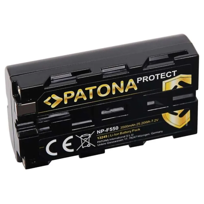 PATONA baterie pro digitální kameru Sony NP-F550 3500mAh Li-Ion 7,2V Protect (PT13245)