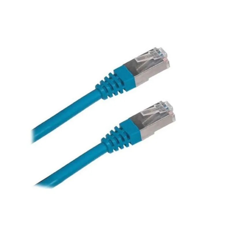 XtendLan Patch kabel Cat 6A SFTP LSFRZH 0,25m - modrý (PK_6ASFTP0025blue)