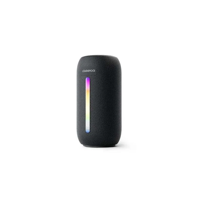 Platinet OMEGA Bluetooth reproduktor V5.1, 10W RMS, RGB podsvícení, baterie 1500mAh, válcový tvar (OGQ156)