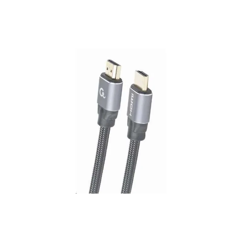 Gembird kábel HDMI High speed (M - M), séria Premium, Ethernet, pozlátené konektory, 1 m, (CCBP-HDMI-1M)