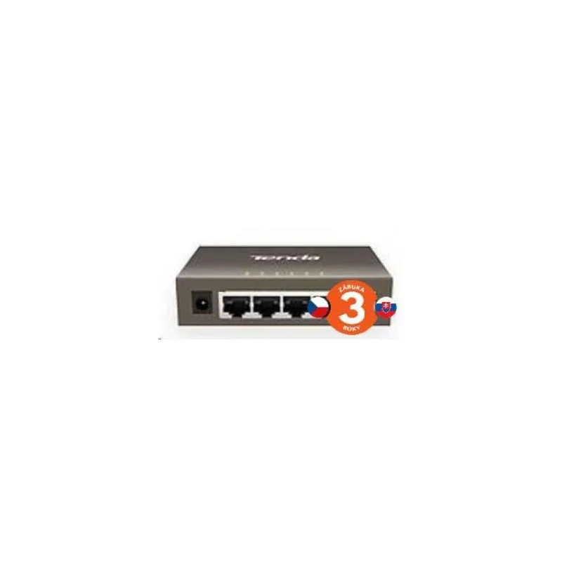 Tenda TEG1005D 5-portový gigabitový ethernetový prepínač, 10/100/1000Mbps, kov (TEG1005D)