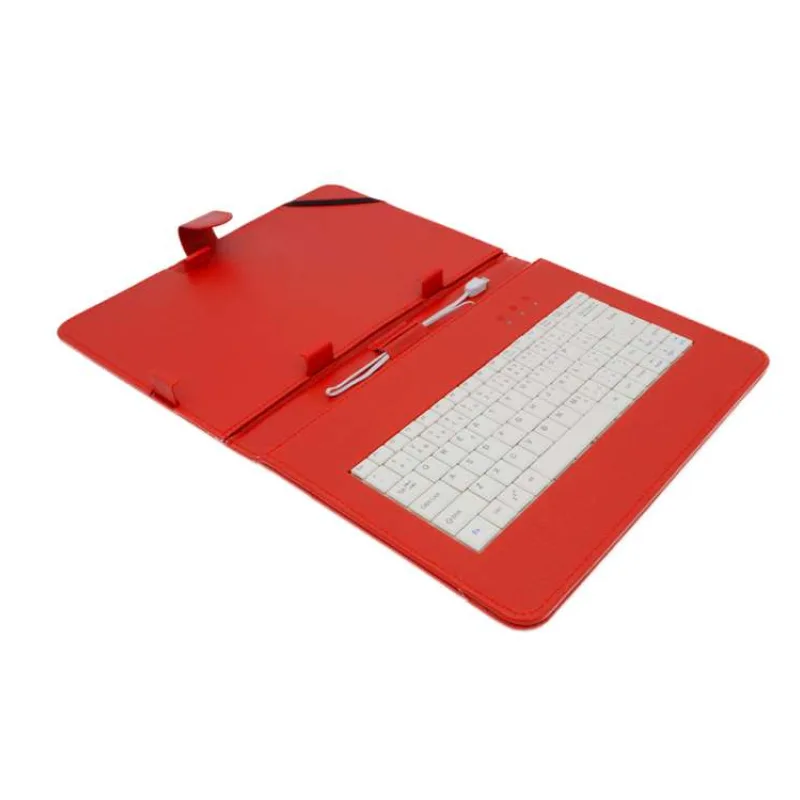 AIREN AiTab Leather Case 4 with USB Keyboard 10" RED (CZ/ SK/DE/UK/US.. layout) (Leather Case 4 10R)