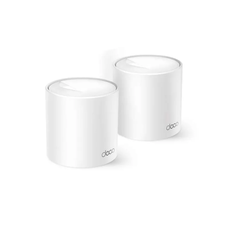 AX1500 Whole Home Mesh Wi-Fi 6 System SPEED: 300 Mbps at 2.4 GHz + 1201 Mbps at 5 GHz SPEC: Internal Antennas, 2× Gigabi (Deco X10(2-pack))