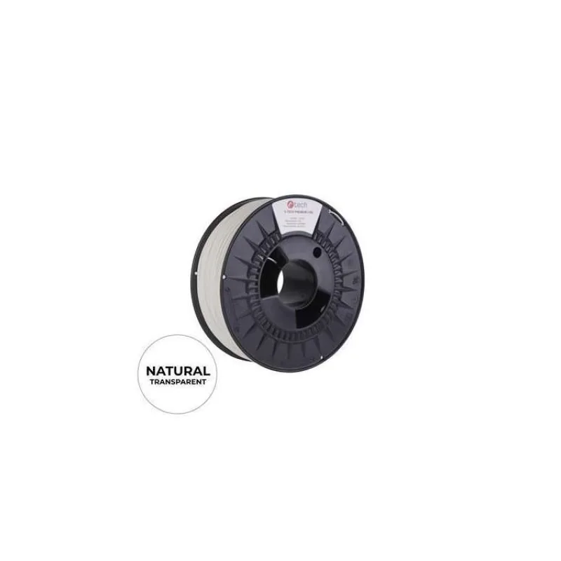 C-TECH tisková struna PREMIUM LINE ( filament ) , PLA, natural, 1,75mm, 1kg (3DF-P-PLA1.75-NAT)