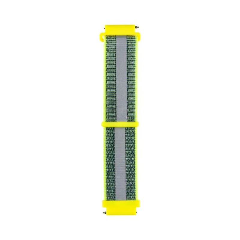 Garett Kids univerzální řemínek 20 mm, zelený reflexní (STRAP_KIDS_GRN_RFL)