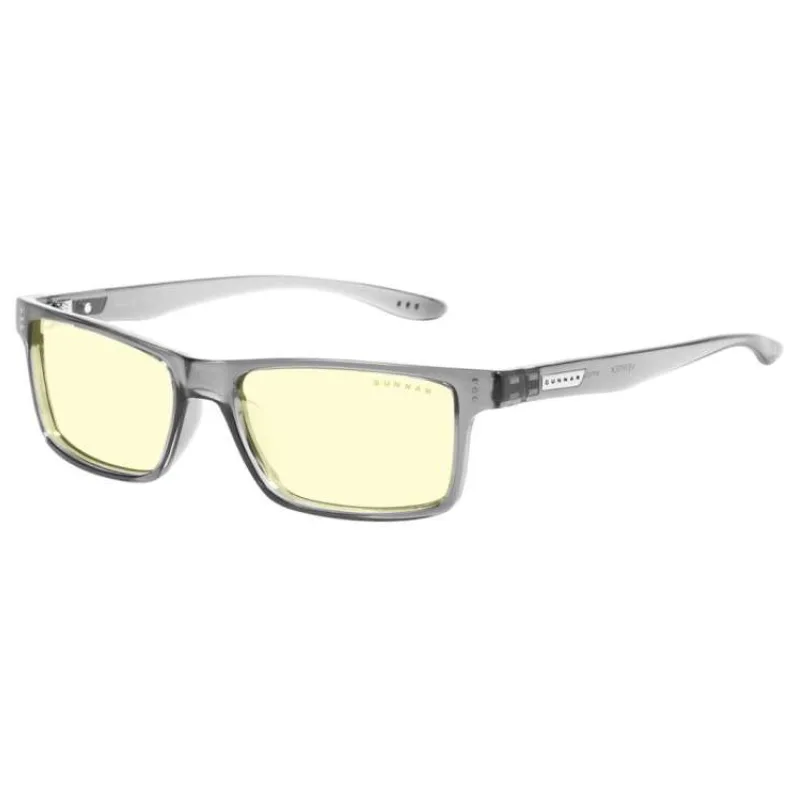 GUNNAR kancelářske/herní dioptrické brýle VERTEX READER GRAY CRYSTAL * jantárová skla * BLF 65 * dioptrie +2,5 (VER-06701-2.5)
