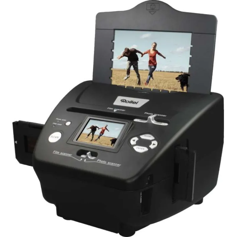 ROLLEI skener DF-S 240 SE/ Negativy + Vizitky + Fotky/ 5Mpx/ 1800dpi/ 2,4" LCD/ SDHC/ USB (20681)