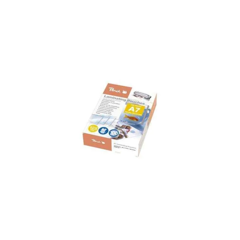 PEACH laminovací folie A7 Laminating Pouch (111x 80mm), 125mic, 100ks (PP525-05)