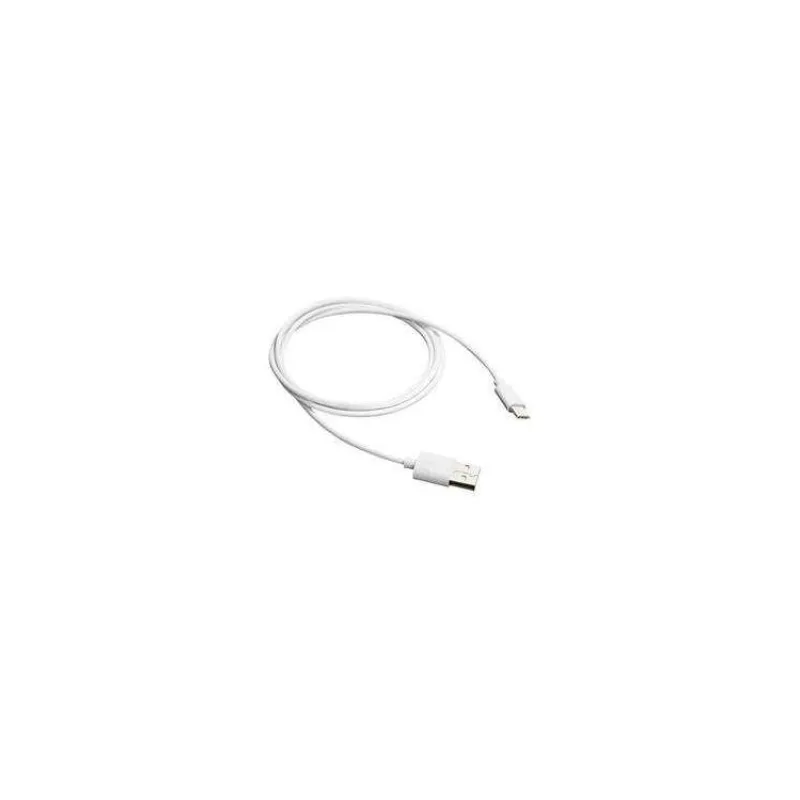 Canyon UC-1, 1m kábel USB-C / USB 2.0, 5V, 1A, priemer 3.5mm, PVC, biely (CNE-USBC1W)