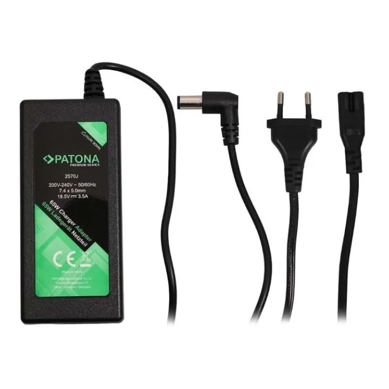 PATONA napájecí adaptér k ntb/ 18,5V/3,5A 65W/ konektor 7,4x5mm+pin/ HP PREMIUM (PT2570)