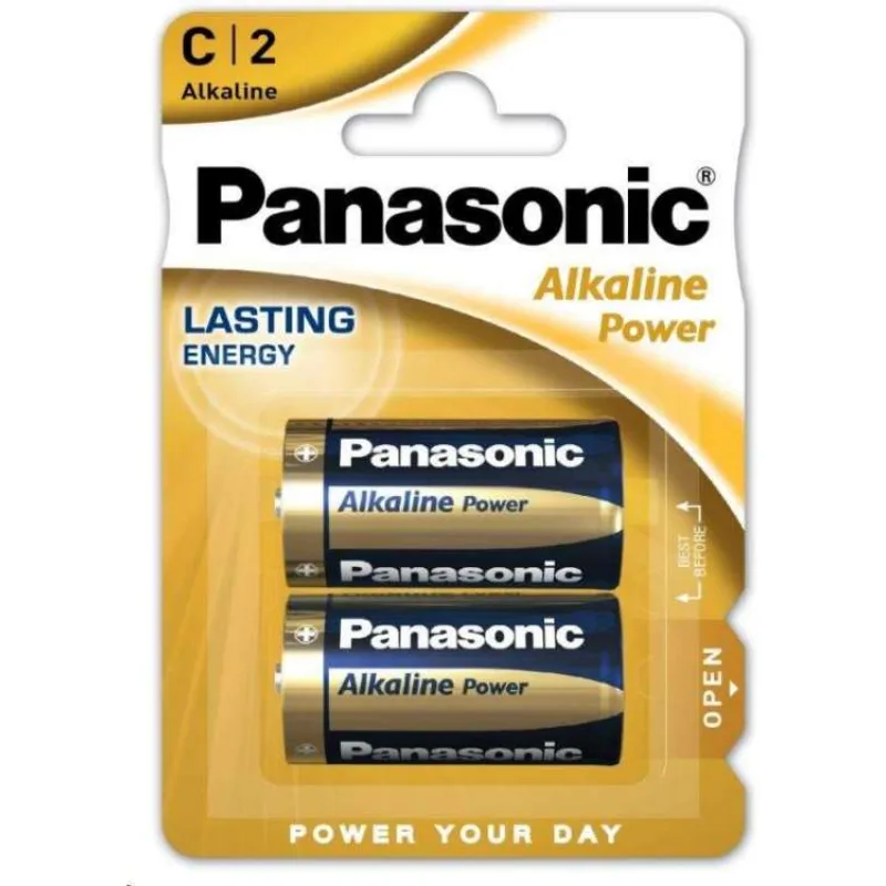 PANASONIC Alkalické baterie Alkaline Power LR14APB/2BP C 1,5V (Blistr 2ks) (5020,09)