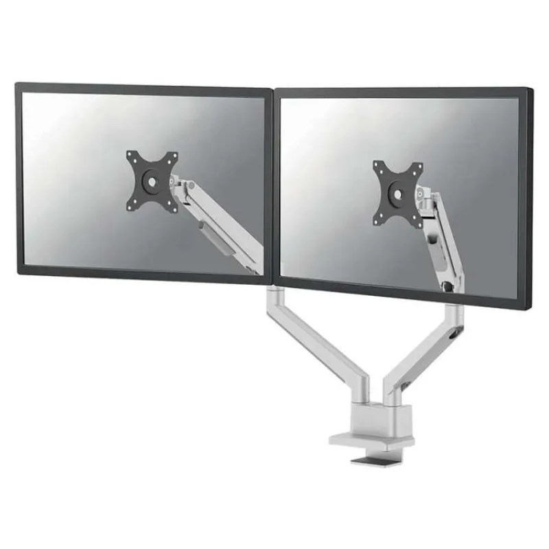 Neomounts DS70-250SL2 Neomounts NEXT Slim Desk Mount, double display (topfix clamp/grommet), silver (DS70-250SL2)