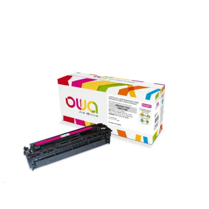 OWA Armor toner pre HP Color Laserjet CP1210, 1215, 1510, 1400 strán, CB543A, červená/purpurová (K15106OW)