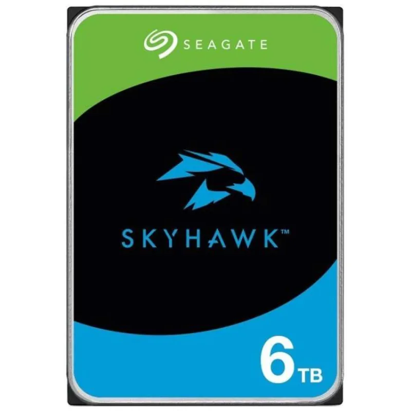 Seagate SkyHawk 6TB HDD / ST6000VX009 / Interní 3,5" / 5400 rpm / SATA III / 256 MB (ST6000VX009)