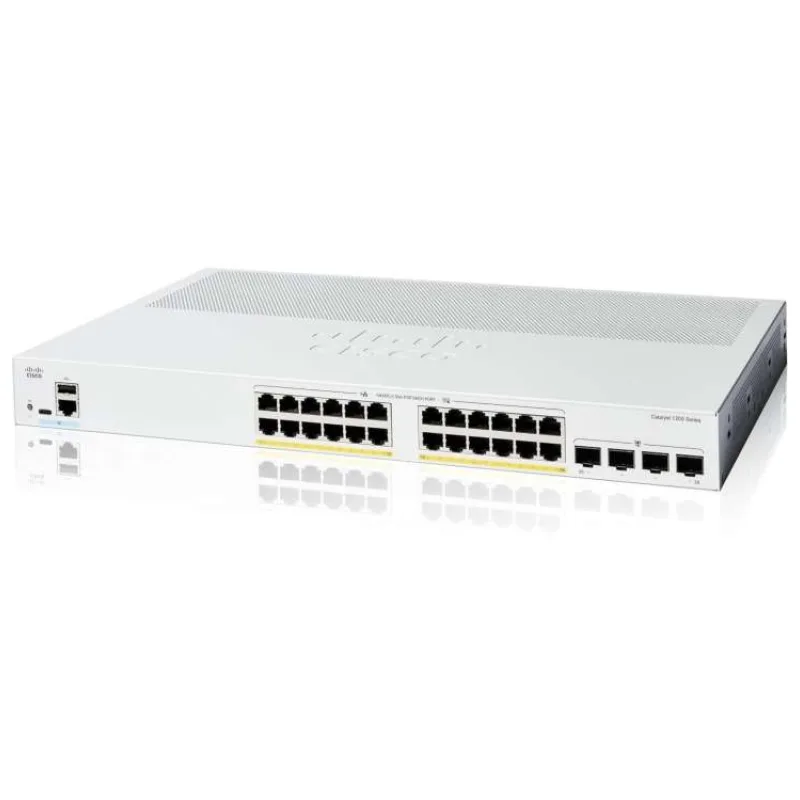 Cisco Catalyst switch C1200-24FP-4G (24xGbE,4xSFP,24xPoE+,375W) - REFRESH (C1200-24FP-4G-RF)