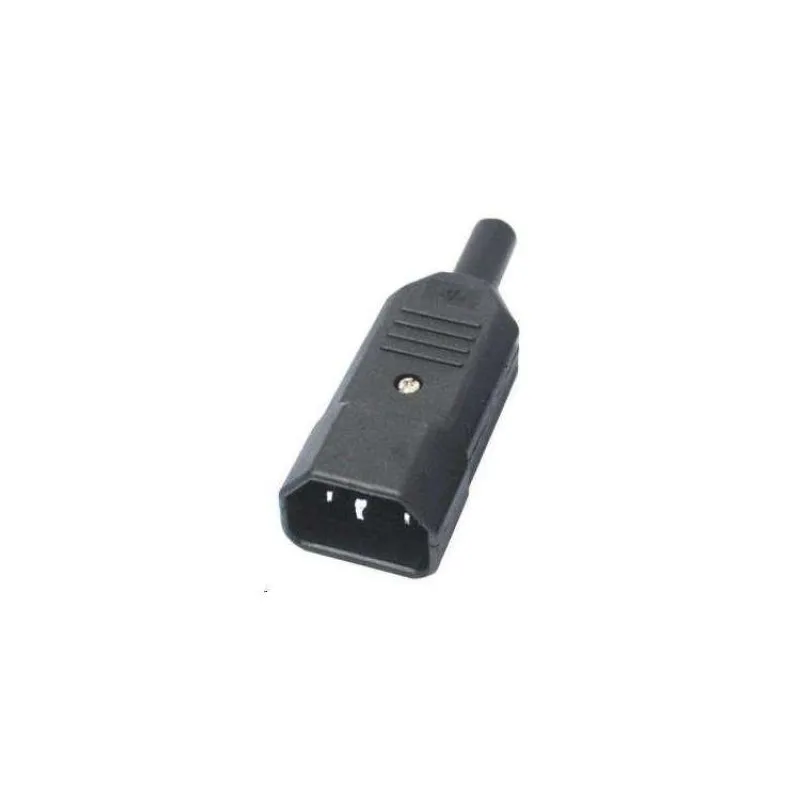 PremiumCord konektor IEC 320 C14 10A černý (cs220m)