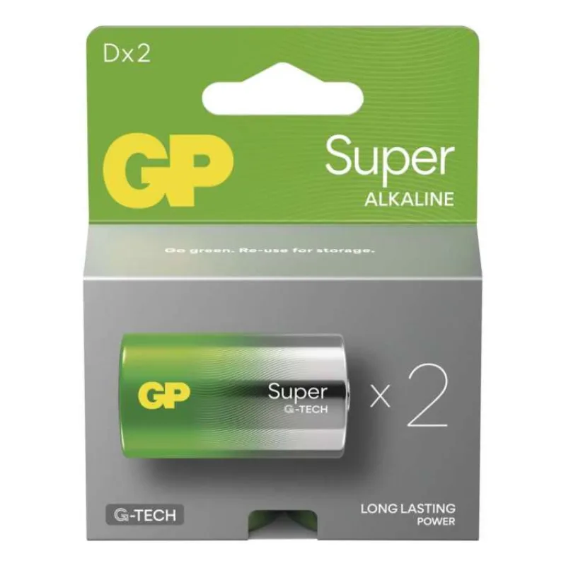 GP D Super alkalická (LR20) - 2 ks (1013422200)