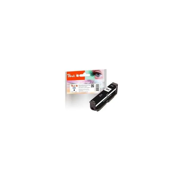 PEACH kompatibilní cartridge Epson T3341, No 33, black, 6,2 ml (320137)