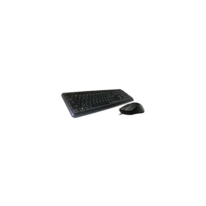 C-TECH Klávesnica a myš KBM-102, drôtový set, USB, CZ/SK (KBM-102-BL)
