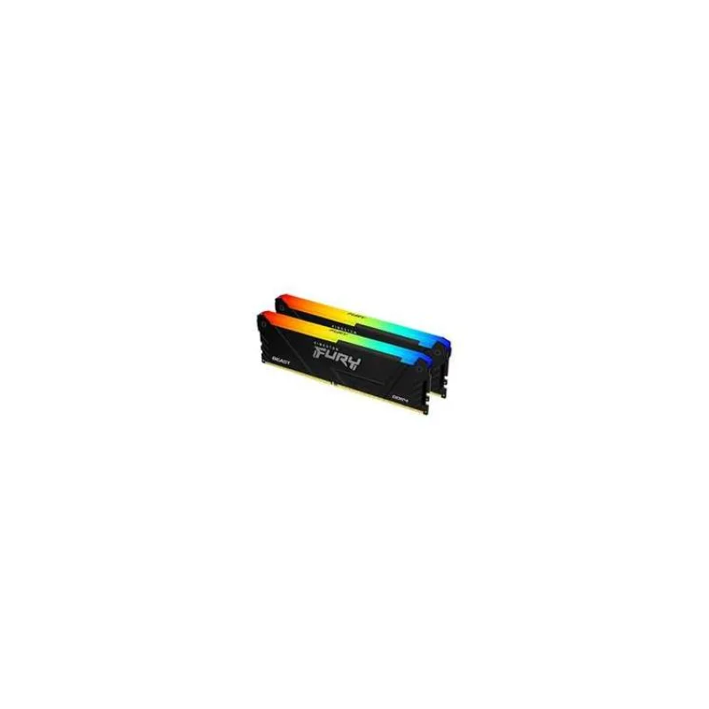 KINGSTON DIMM DDR4 32GB (Kit of 2) 3200MT/s CL16 FURY Beast RGB, XMP (KF432C16BB12AK2/32)