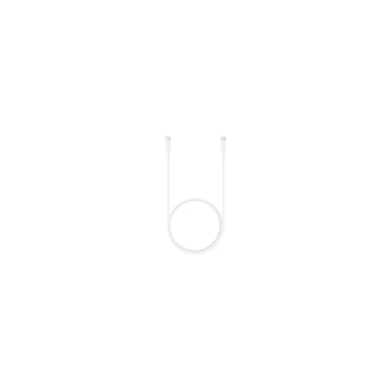 Samsung datový kabel EP-DX310JWE, USB-C/USB-C, 3A, 1,8 m, bílá (bulk) (57983112498)