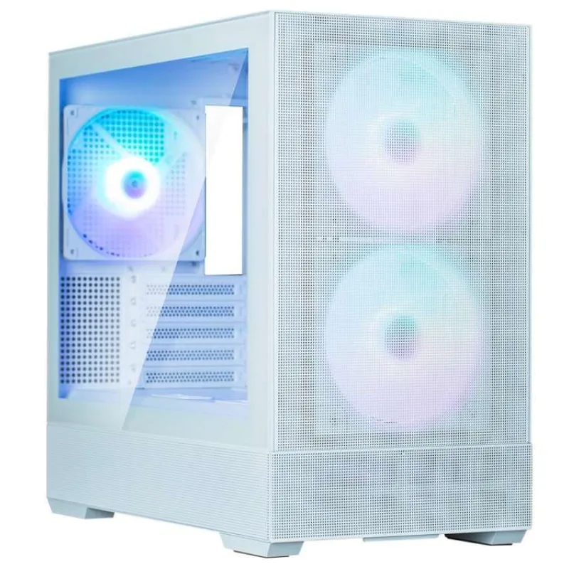 Zalman skříň P30 AIR White / miniT / 3x140mm fan ARGB / USB 3.0 / USB-C / temperované sklo / mesh panel / bílá (P30 AIR White)