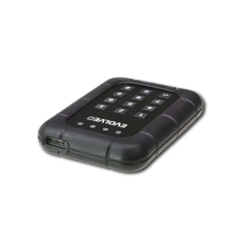 EVOLVEO 2.5'' Encrypt 1, externý rámček na HDD, USB 3.0 (BS-KEY25)