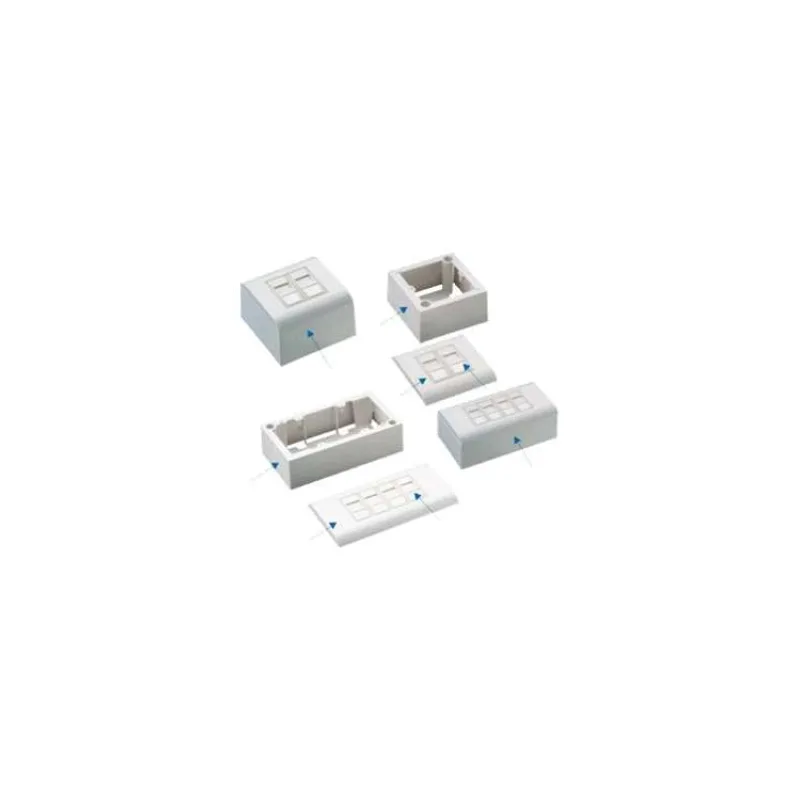 DATACOM STP 2xRJ45 zásuvka Cat5e (pod aj nad omietku) (2366)