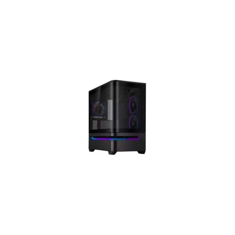ASUS PRIME AP202 TG ARGB BLACK, 3x ARGB fan, mATX, USB-C, čierna (90DC00P0-B19000)