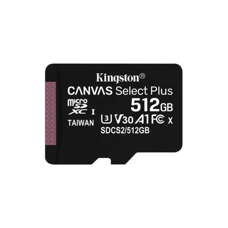 1 TB . microSDXC karta Kingston Canvas Select Plus U3, V30, A1 (r/w 150MB/s) (SDCS3/1TBSP)