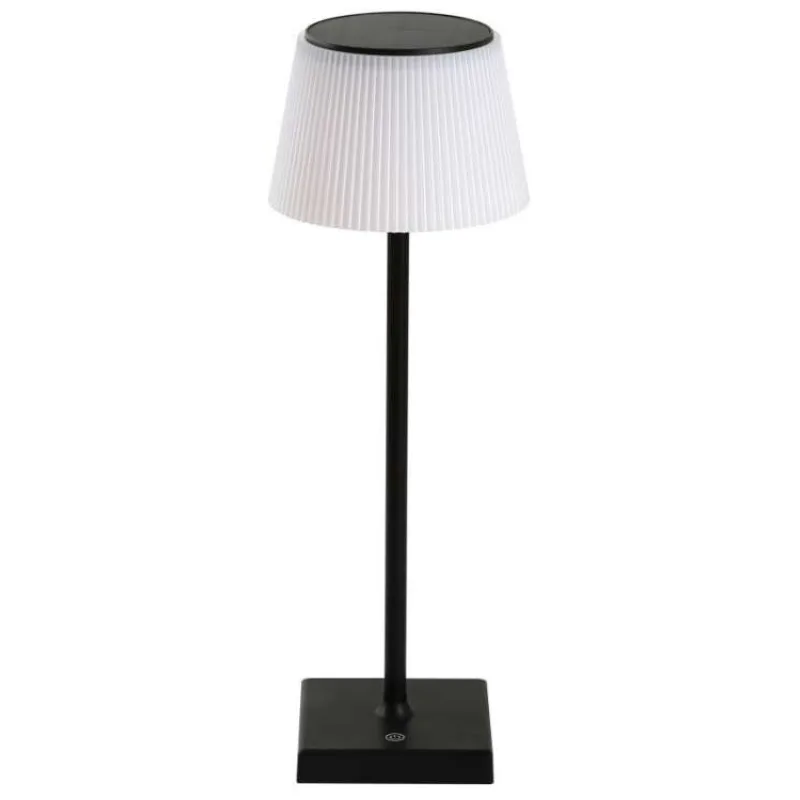 IMMAX venkovní solární LED stolní lampička BONITO/ 4W/ 200lm/ CCT/ 5000K/ stmívatelná/ IP44/ černá (08492L)