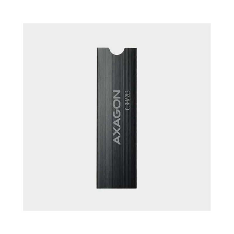 AXAGON CLR-M2L3, hliníkový pasivní chladič pro M.2 2280 SSD, výška 3 mm (CLR-M2L3)
