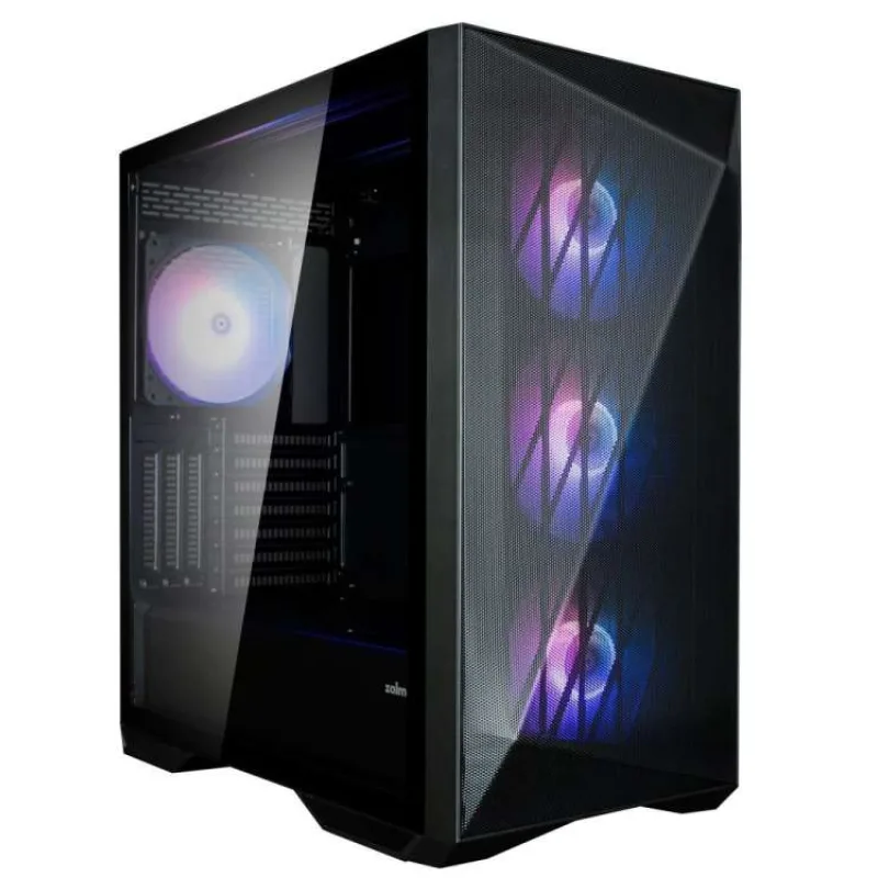 Zalman skříň Z9 Iceberg black / Middle tower / ATX / 4x140mm fan ARGB / temperované sklo / černá (Z9 Iceberg MS Black)