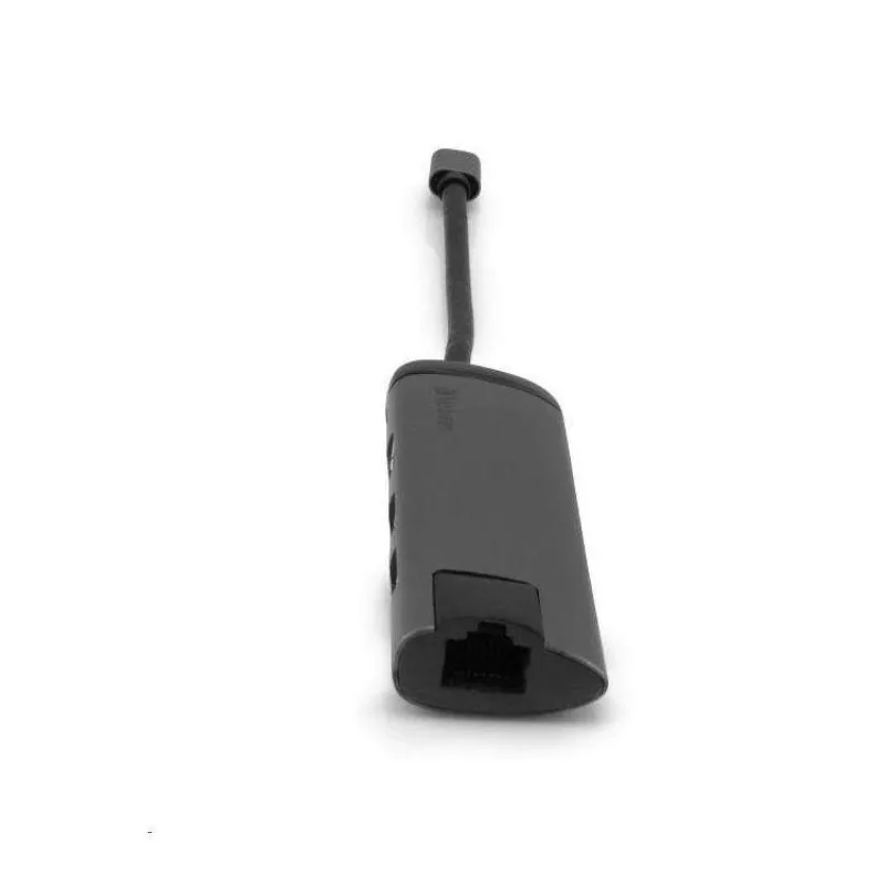 VERBATIM 49141 Multiportový USB-C HUB, 2x USB 3.0, 1x USB-C, HDMI, LAN, šedý dok (49141)