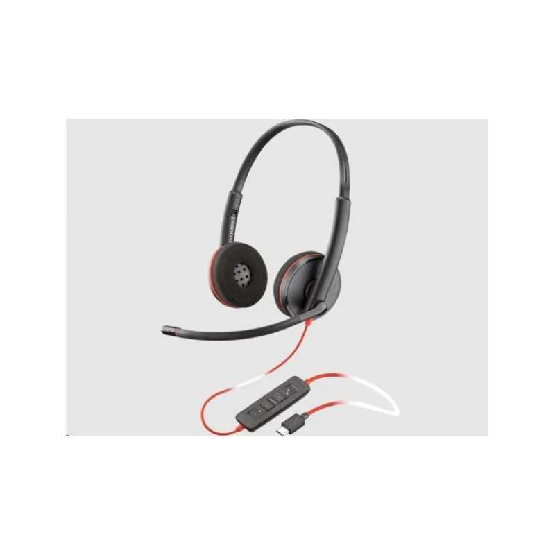 HP Poly Blackwire 3220 MS Teams náhlavná súprava, USB-C/A adaptér, stereo (8X228A6)