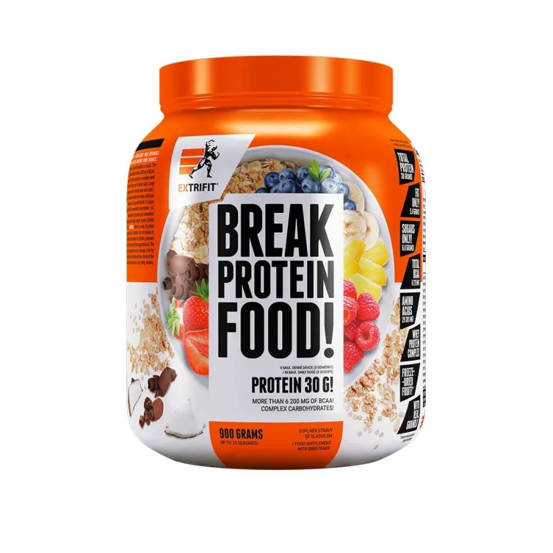 Protein Break! 900 g - Extrifit Príchuť: Čučoriedka