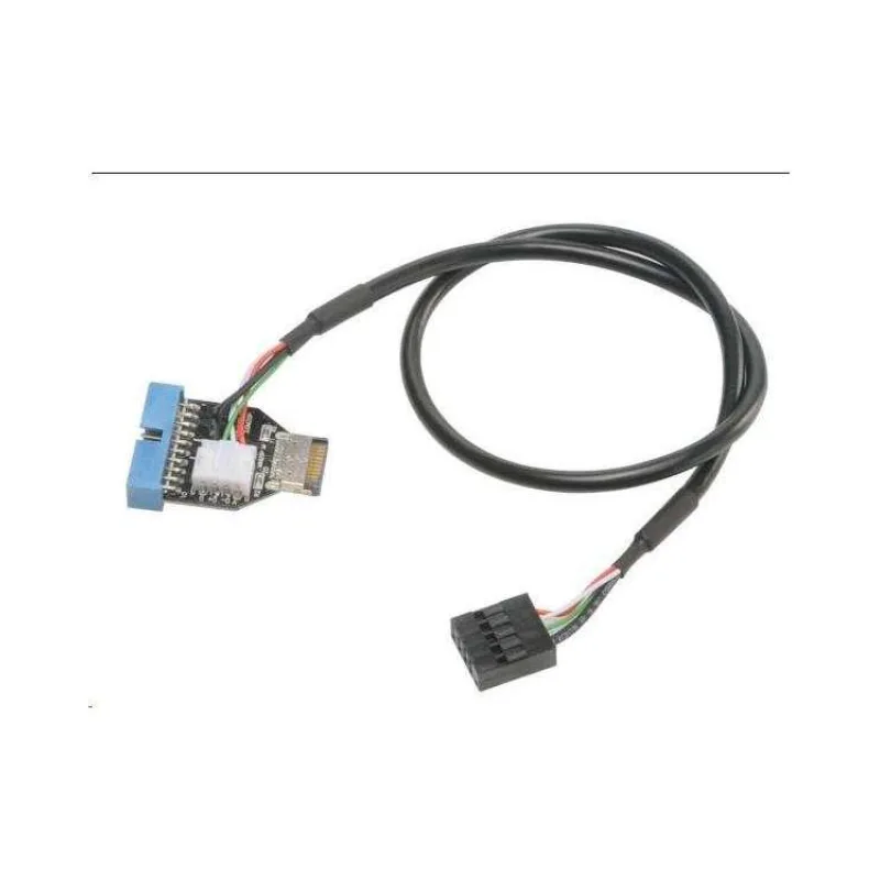 AKASA - USB 3.1 gen 2 int. na USB 3.1 Gen1 19-pin (AK-CBUB38-40BK)