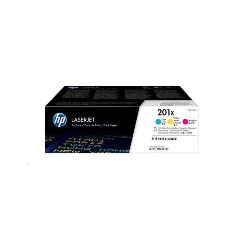 HP originální sada tonerů 201X, CMY (CF253XM)