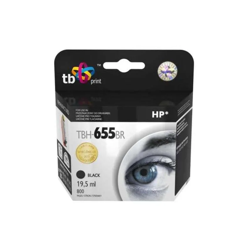 Ink. kazeta TB kompatibilní s HP 655, Black, ref. (TBH-655BR)