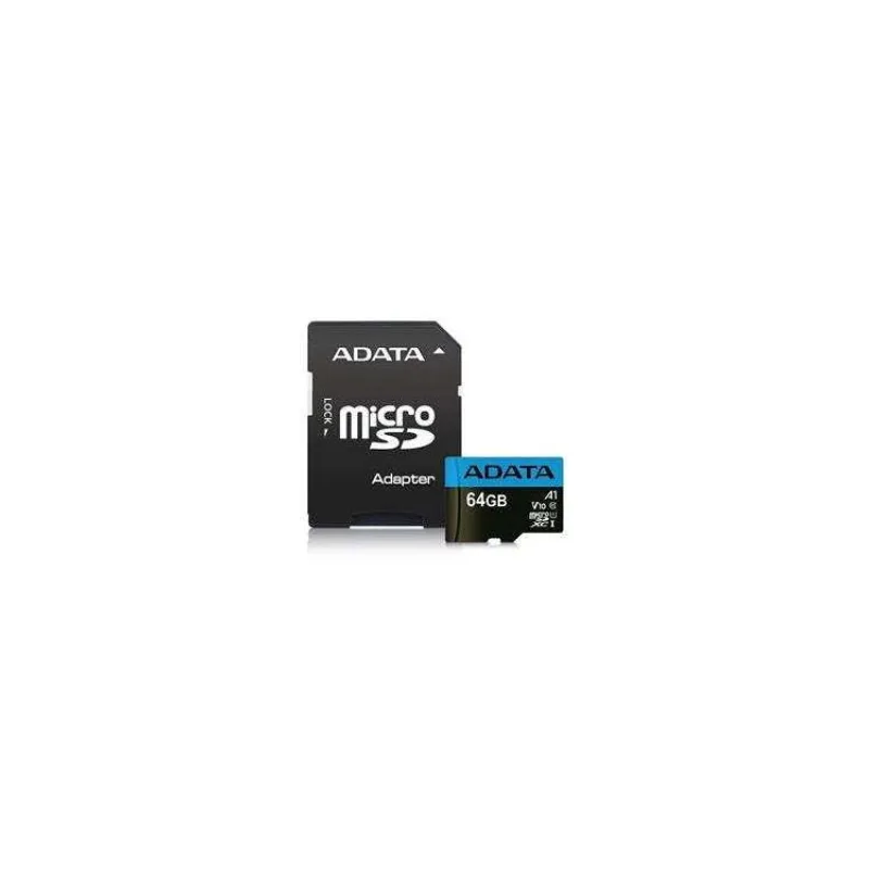 ADATA Premier 64GB microSDXC / UHS-I CLASS10 A1 / 85/25 MB/s / + adaptér (AUSDX64GUICL10A1-RA1)