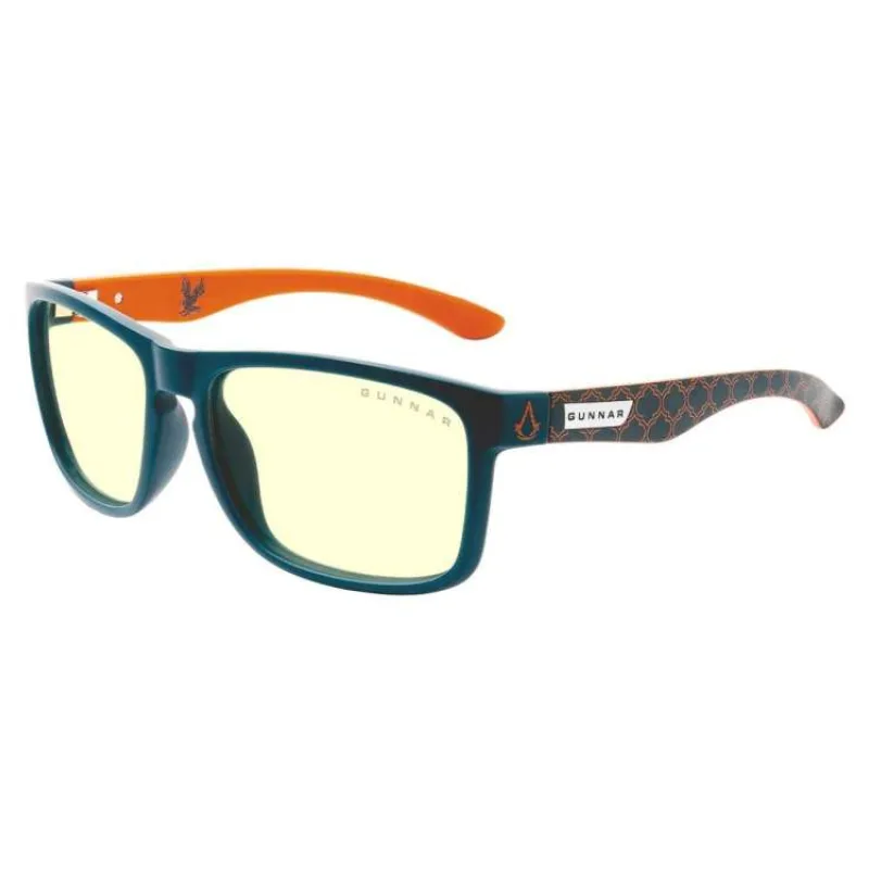 GUNNAR kancelářské/herní brýle INTERCEPT ASSASSIN’s CREED MIRAGE EDITION INDIGO * jantarová skla * BLF 65 * GUNNAR focus (INT-18201)