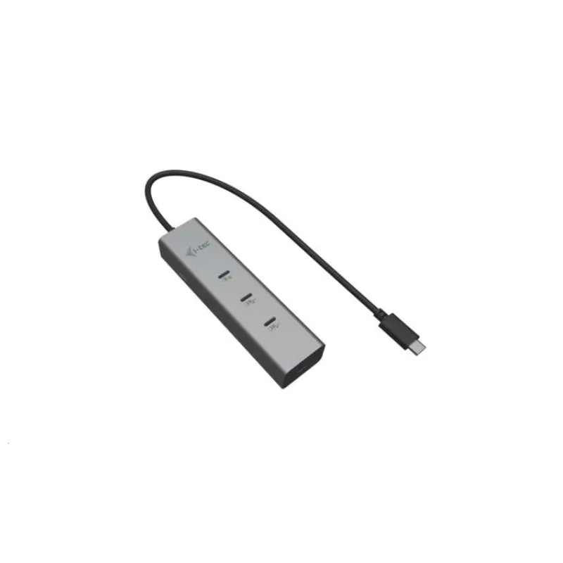 i-tec USB-C Charging Metal HUB 5port with USB-C video 8K, Power Delivery 85W (C31HUBMETAL8KPDPRO)