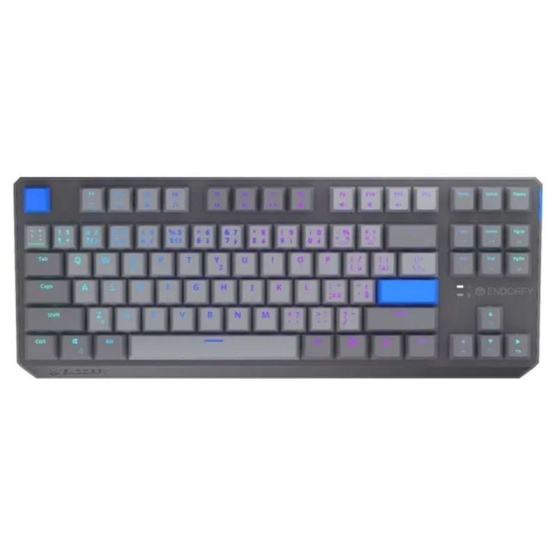 Endorfy Thock V2 TKL Wireless Klávesnice,herní,bezdrátová,mechan.,Endorfy Yellow,CZ/SK layout,TKL,ARGB,hliník.,BT,2,4GHz USB,šed (EY5C018)