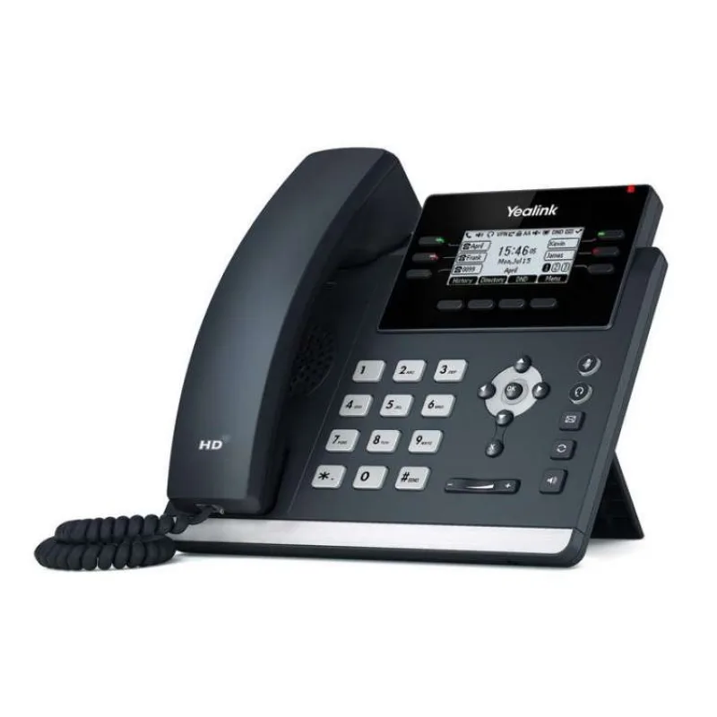 Yealink SIP-T42U SIP telefon, PoE, 2,7" 192x64 LCD, 15 prog.tl.,2xUSB, GigE (SIP-T42U)