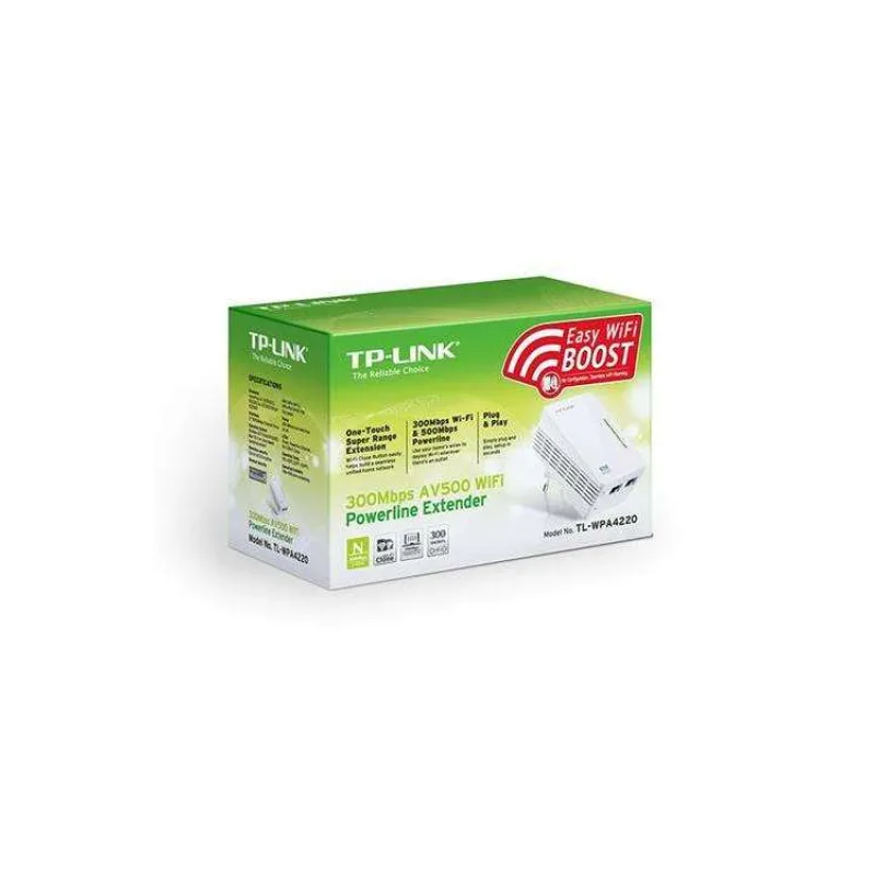 TP-Link TL-WPA4220 - AV500 powerline opakovač N300 Wifi, 2xLAN (TL-WPA4220)