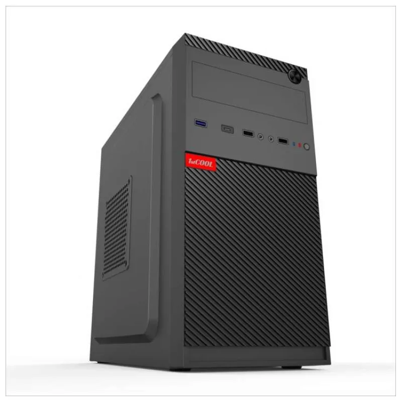 1stCOOL STEP 5, skrinka mATX, USB-C + USB3.0 + 2xUSB2.0, čierna (MC-STEP5-AU-USB3-C)