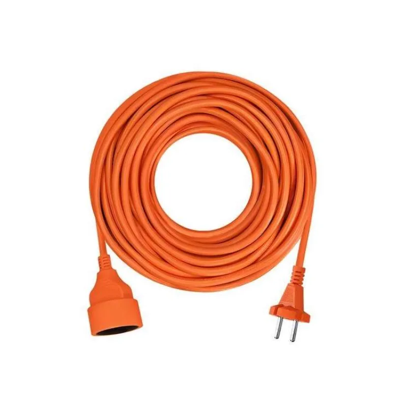 Solight 1z pohyblivý přívod - spojka, 10m, 2 x 1,5mm2, oranžová (PS20)