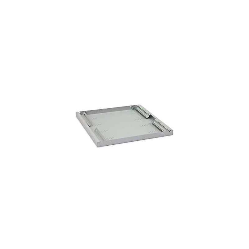 TRITON Regál s perforáciou 19", 1U/650 mm, nosnosť 80 kg, sivý (RAC-UP-650-A4)