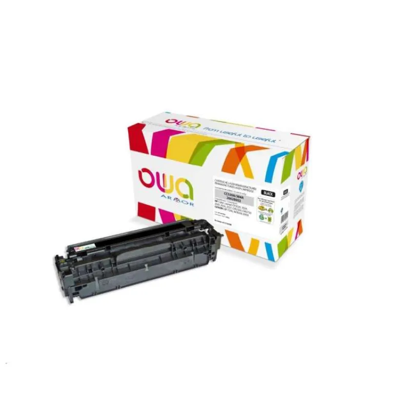OWA Armor toner pre HP Color Laserjet CP2020, CP2025, CM2320, CM2720, 3500 strán, CC530A, čierna/čierna (K15132OW)